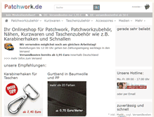 Tablet Screenshot of patchwork.de
